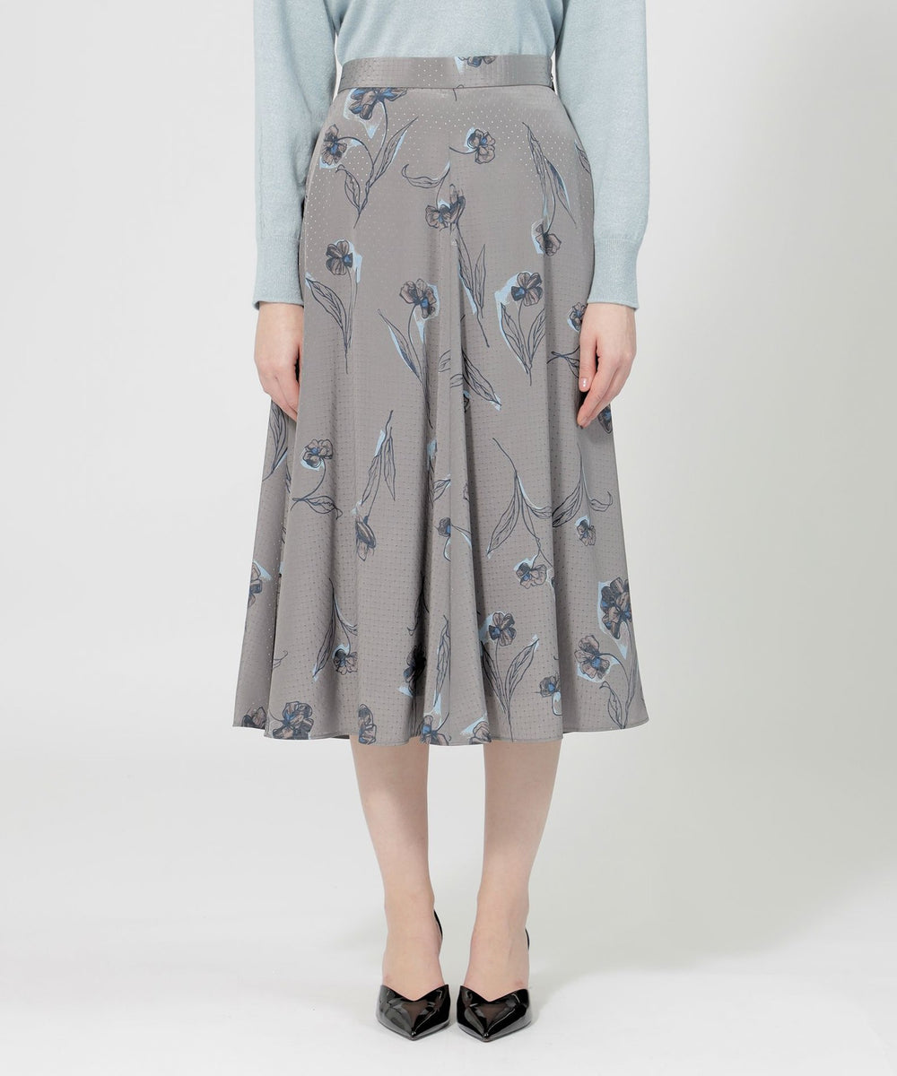 VERY NaVY2024年12月号掲載】カラーシャドウフィオーレプリント フレア