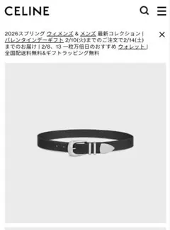 2026年最新】ウエスタンベルト celineの人気アイテム - メルカリ