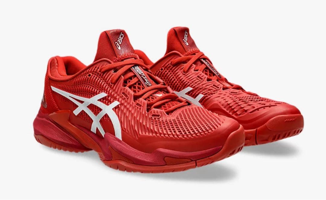 【極美品】COURT FF3 NOVAK （AC）Rust/White 26cm COURT FF 3 NOVAK | Tennis Shoes | ASICS