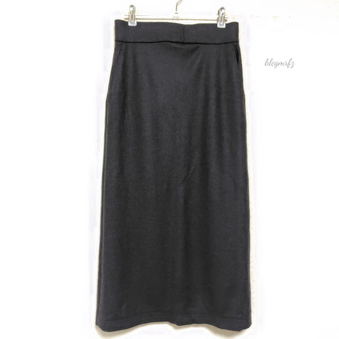 美品 theory luxe 洗える 圧縮ウール セミタイト スカート セオリー
