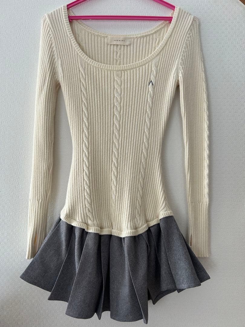 f*u様 アンドマリーANDAMAY Milly knit set dress f*u様 アンドマリーANDAMAY Milly knit set dress andmary Milly knit