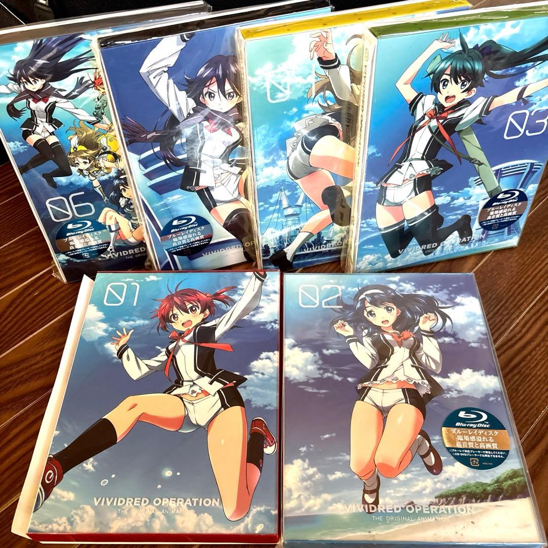 ビビッドレッド・オペレーション 〈完全生産限定版〉全6巻セット　Blu-ray Amazon.co.jp | ビビッドレッド・オペレーション (完全生産限定版) 全6