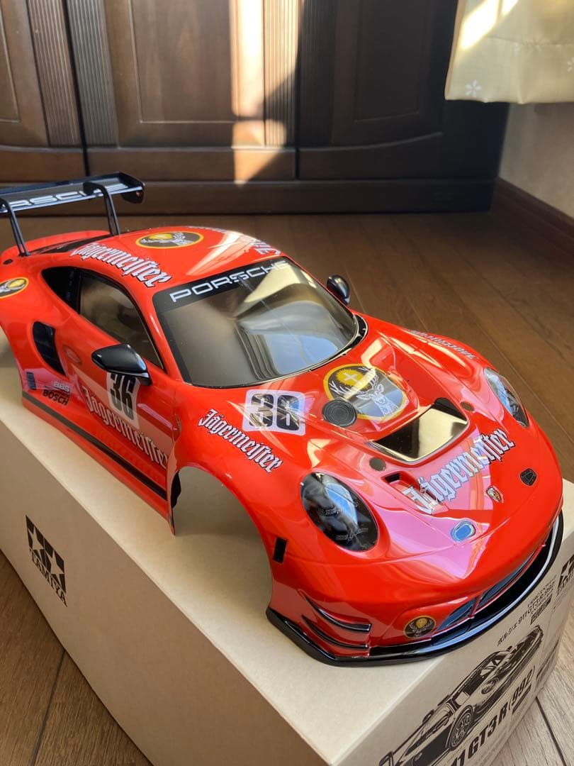 タミヤPorsche 911 GT3 R Jägermeister 風ボディ タミヤPorsche 風