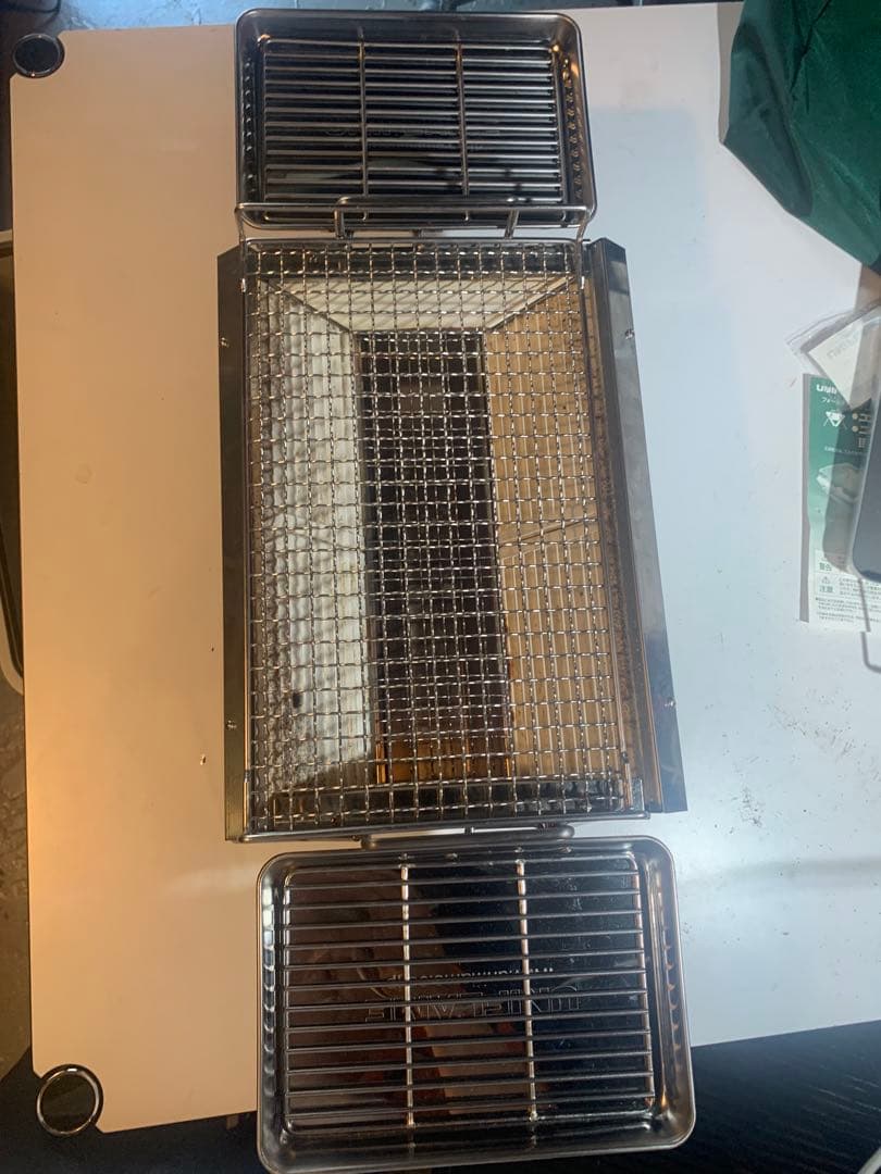 貴重　UNIFLAME ユニセラ　初期　サイドトレイ2枚　グリルパン　セット 210630_0005_SQ-400x400.jpg