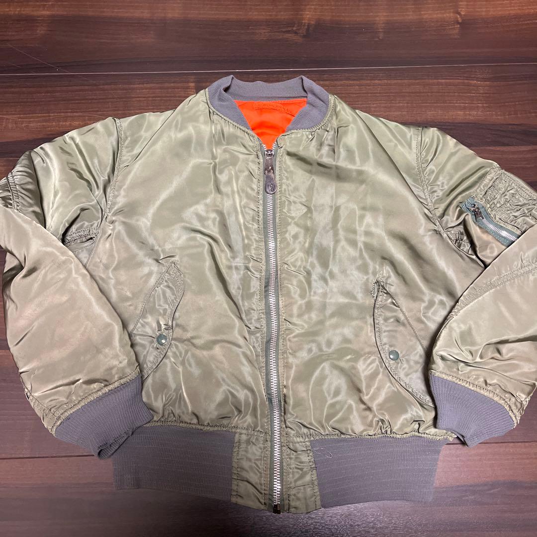 て*様 ALPHA MA-1 USA製 IDEAL ZIP ALPHA INDUSTRIES(アルファインダストリーズ) / USA製/IDEALジッパー