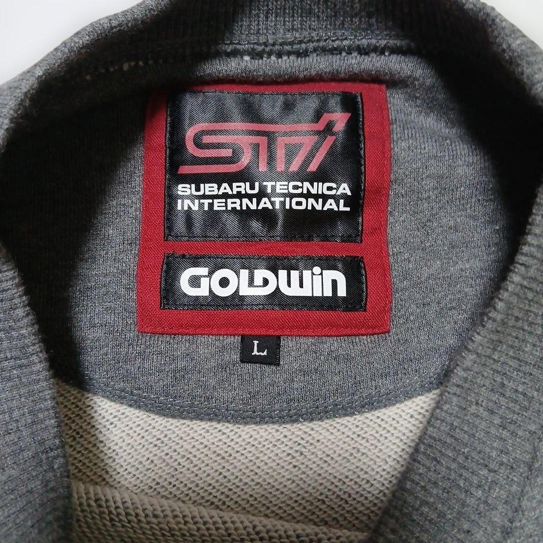☆レア☆スバル STI ゴールドウイン製 袖ロゴ トレーナー サイズL