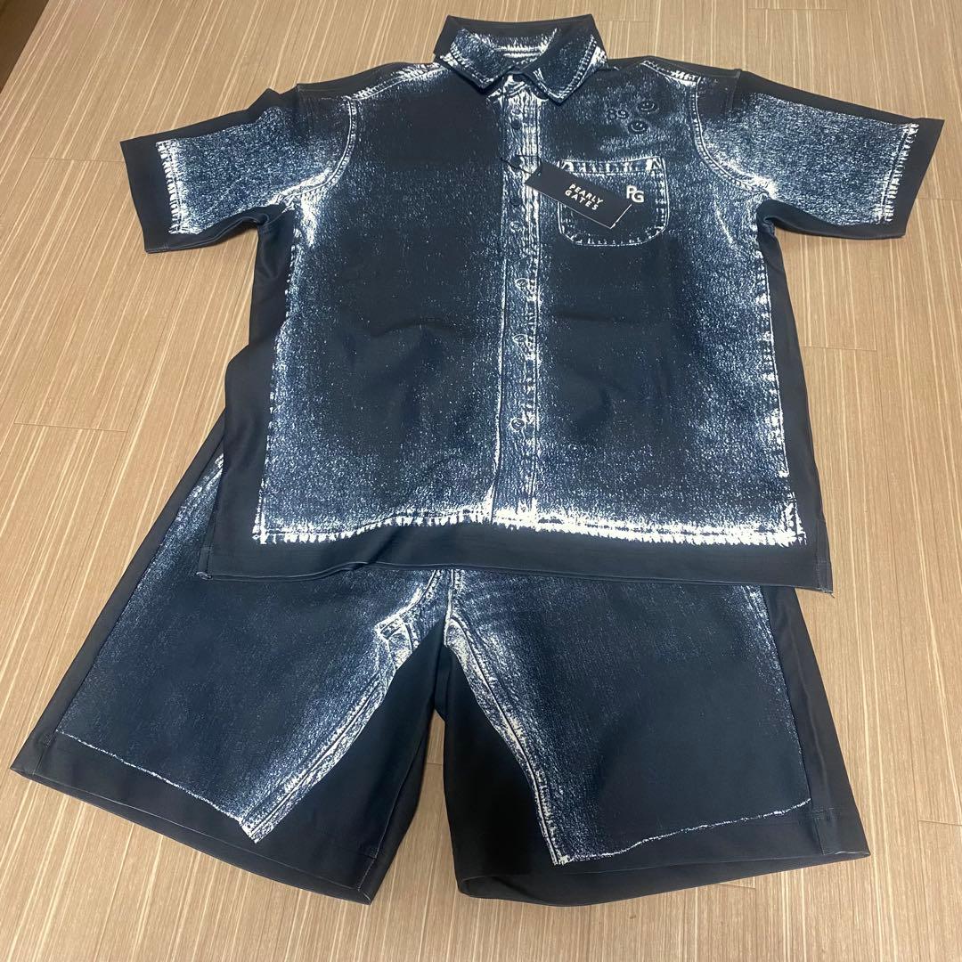 新品タグ付き　パーリーゲイツ　デニム風セットアップ 楽天市場】パーリーゲイツ セットアップの通販