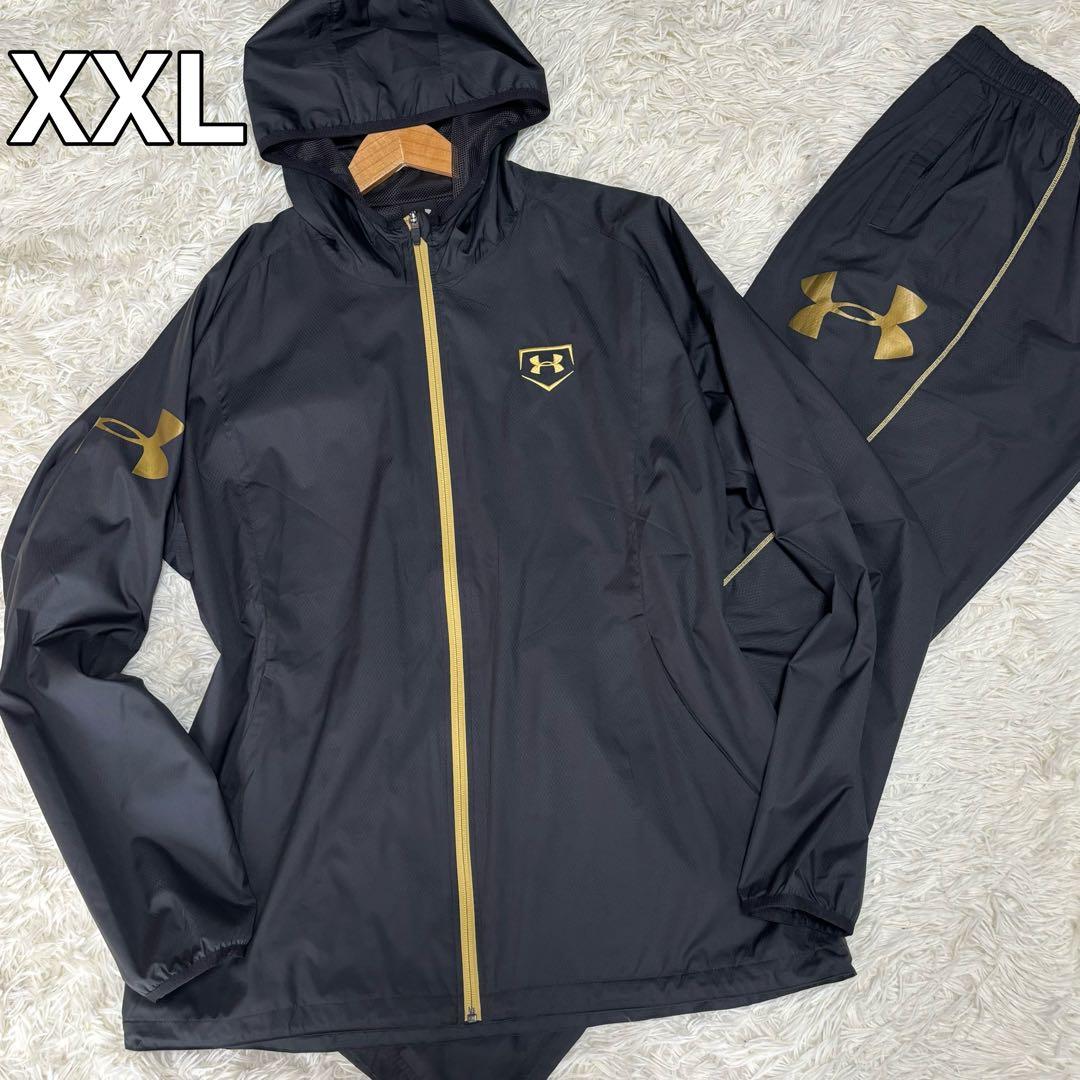 ✨️極美品 アンダーアーマー ランニングウェア 大きいサイズ XXL 黒 金 大きいサイズと大きい服のメンズ通販【ビッグエムワン】大きいサイズ