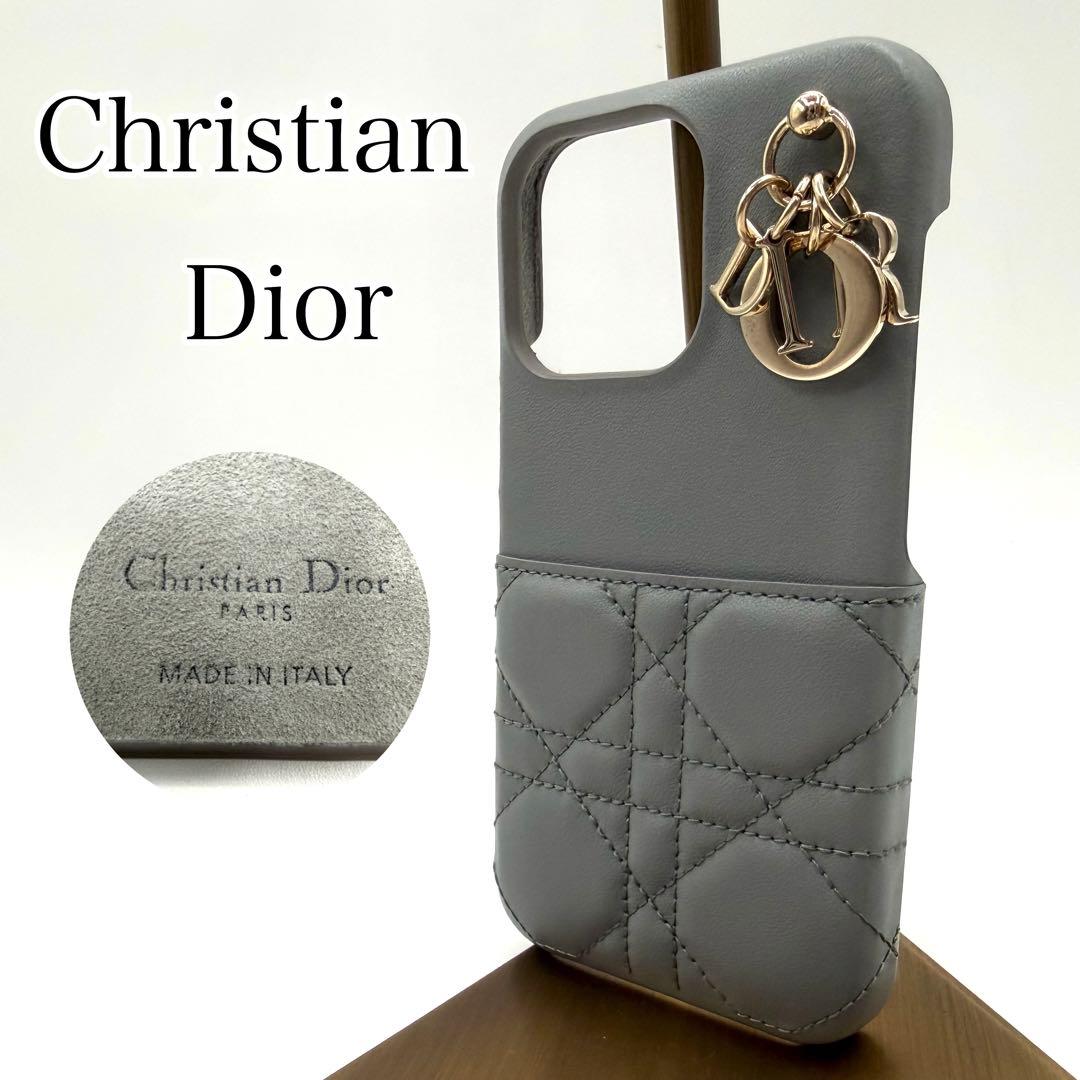 新品・未使用　Christian Dior レザー iPhoneケース グレー 楽天市場】ChristianDior ディオール レディディオール カナージュ