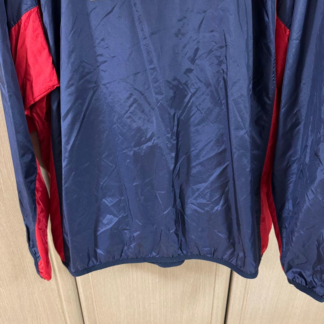 アンブロ ピステ/ナイロントップス XOサイズ/ネイビー/超ビッグサイズ