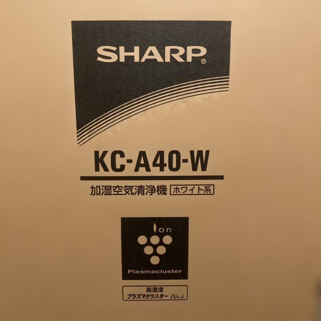 や*ん様 SHARP KC-A40-W 加湿空気清浄機 ホワイト系 SHARP（シャープ） 加湿空気清浄機 KC-A40-W ホワイト(シャープ