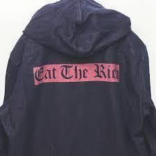 Eat The Rich フード付きジャケット SUPREME XL Eat The Rich フード付きジャケット SUPREME XL