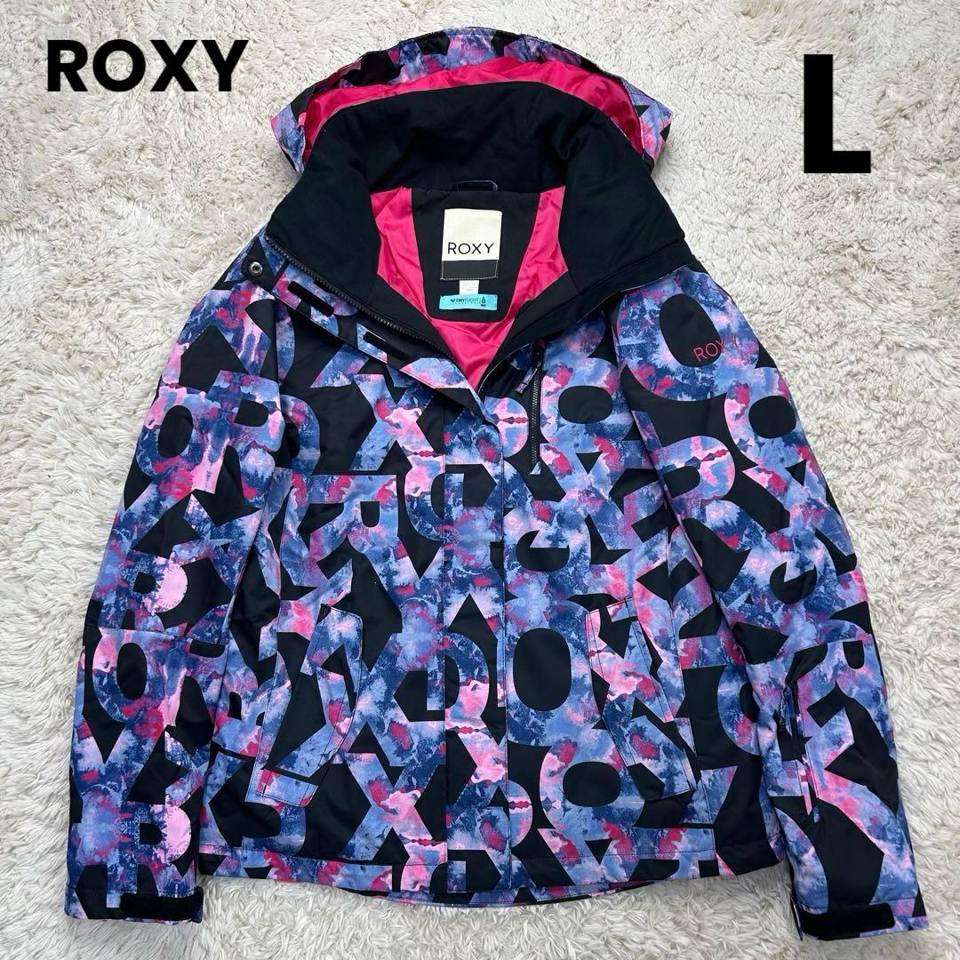 美品　ROXY ロキシー　JETTY NP JK スキーウェア　スノボウェア L ロキシー(ROXY) スノーボードウェア ジャケット JETTY SOLID NP JK 10K