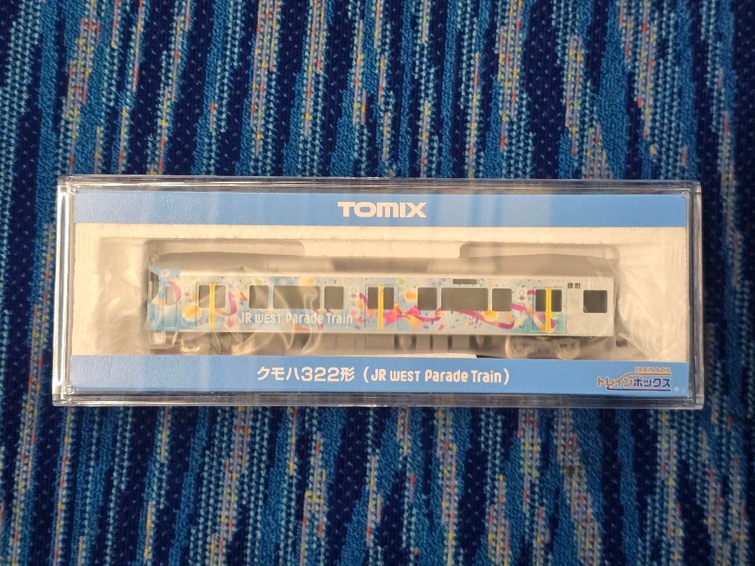 Nゲージ TOMIX 323系 West parade train 323系クモハ322形（JR WEST Parade Train）が入線しました。 TOMIX