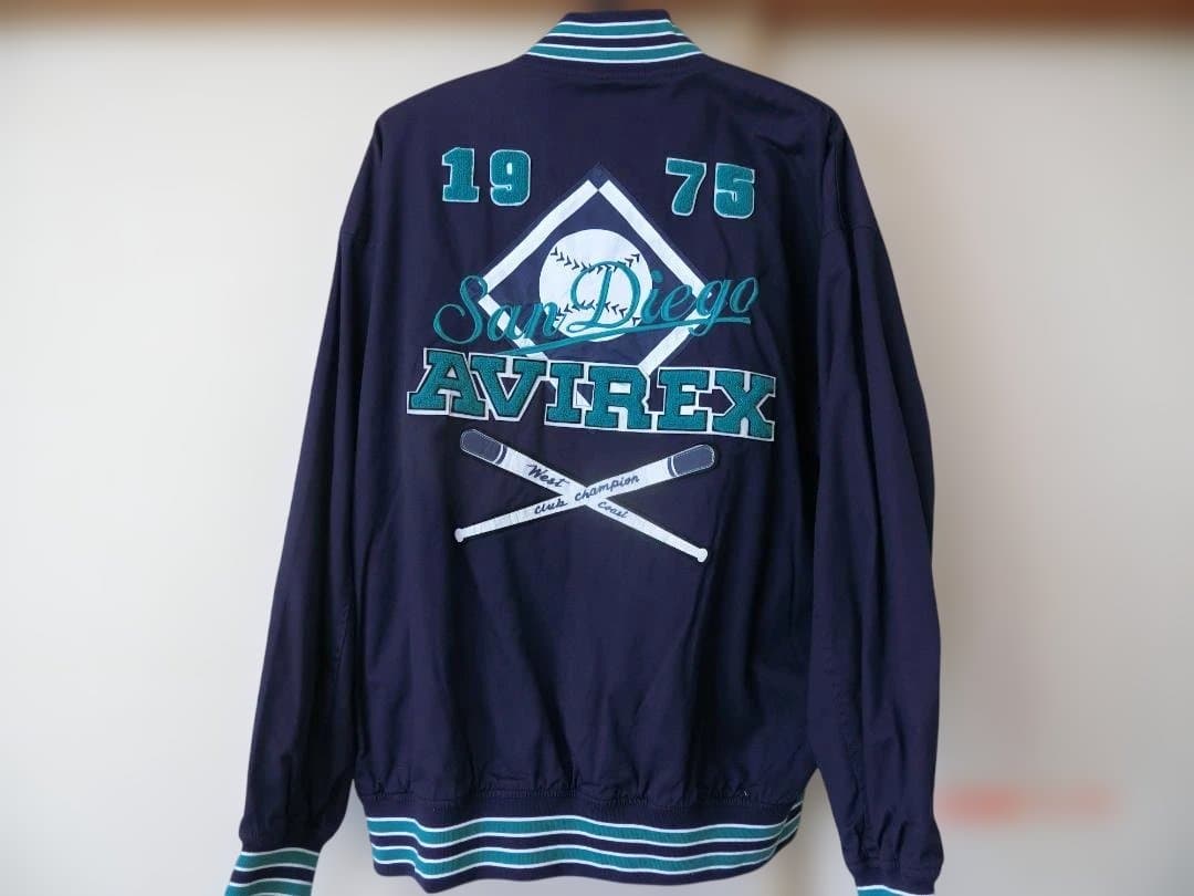 週末サービス価格新品未使用AVIREX ネイビー ジャケット 1975年 中古・古着通販】AVIREX (アヴィレックス) MA-1ジャケット ネイビー