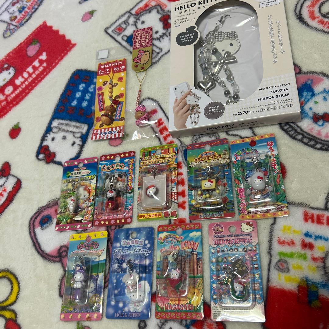 【未使用】ご当地キティ根付けファスナーマスコット ハローキティ ご当地 三重 伊勢志摩 海人 ファスナーマスコット ご当地