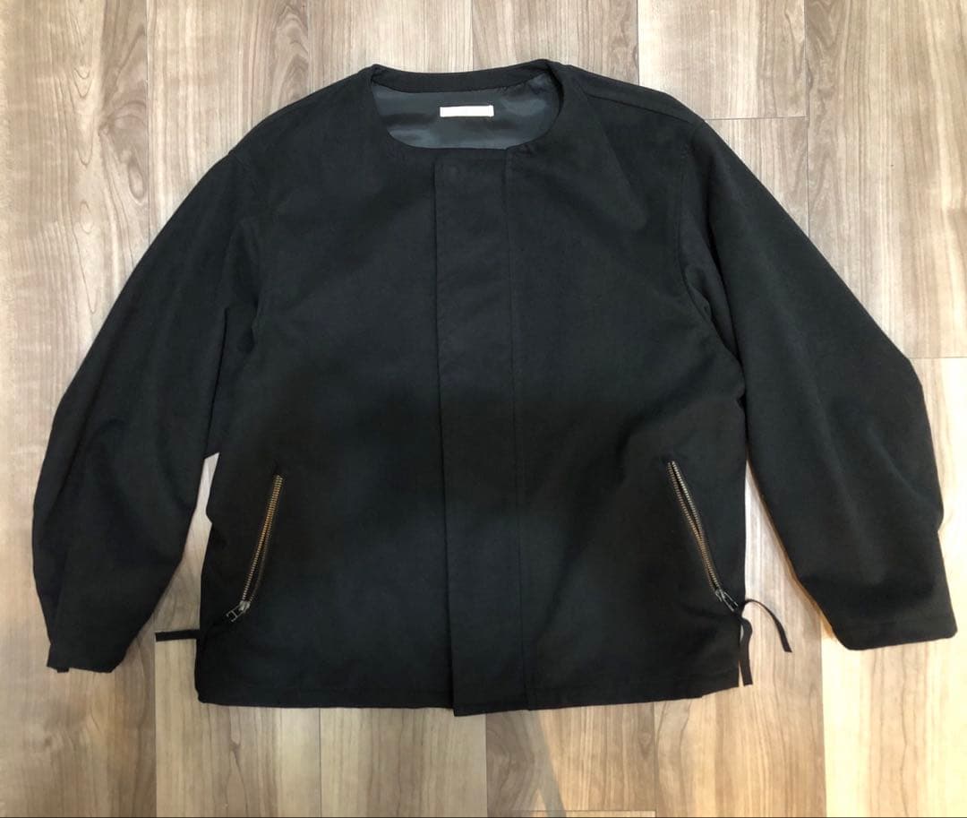 maison mill ノーカラージャケット Maison Margiela - ノーカラージャケット Black | River