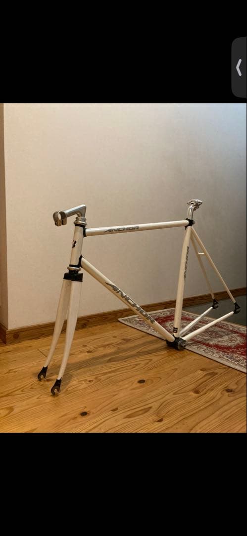 anchor njs フレーム NJS Anchor Track Frame 54cm White - C&L Cycles