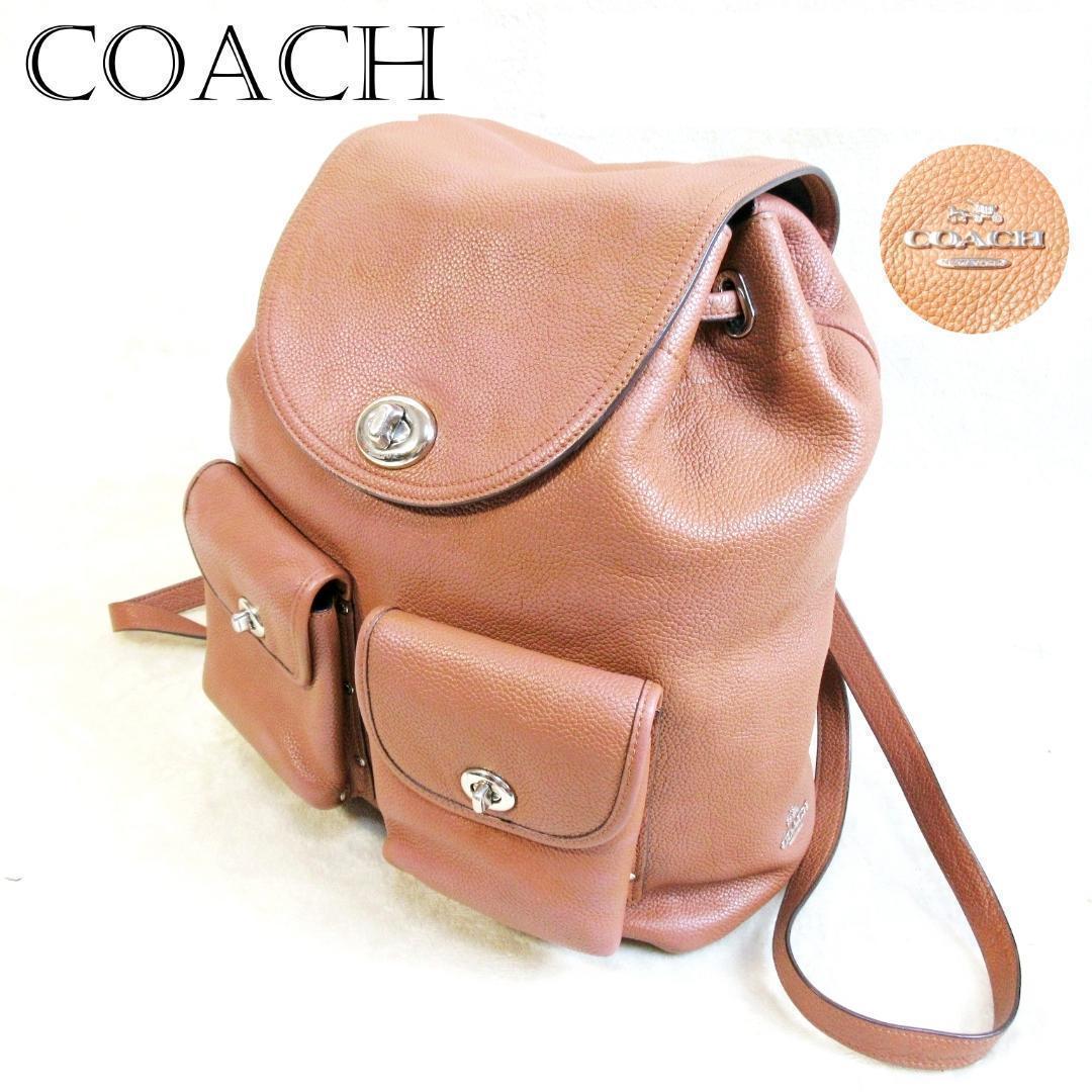 ✨美品✨コーチ COACH オールレザー リュック・デイパック ブラウン COACH（コーチ） デイバック リュック レノックス バックパック メンズ