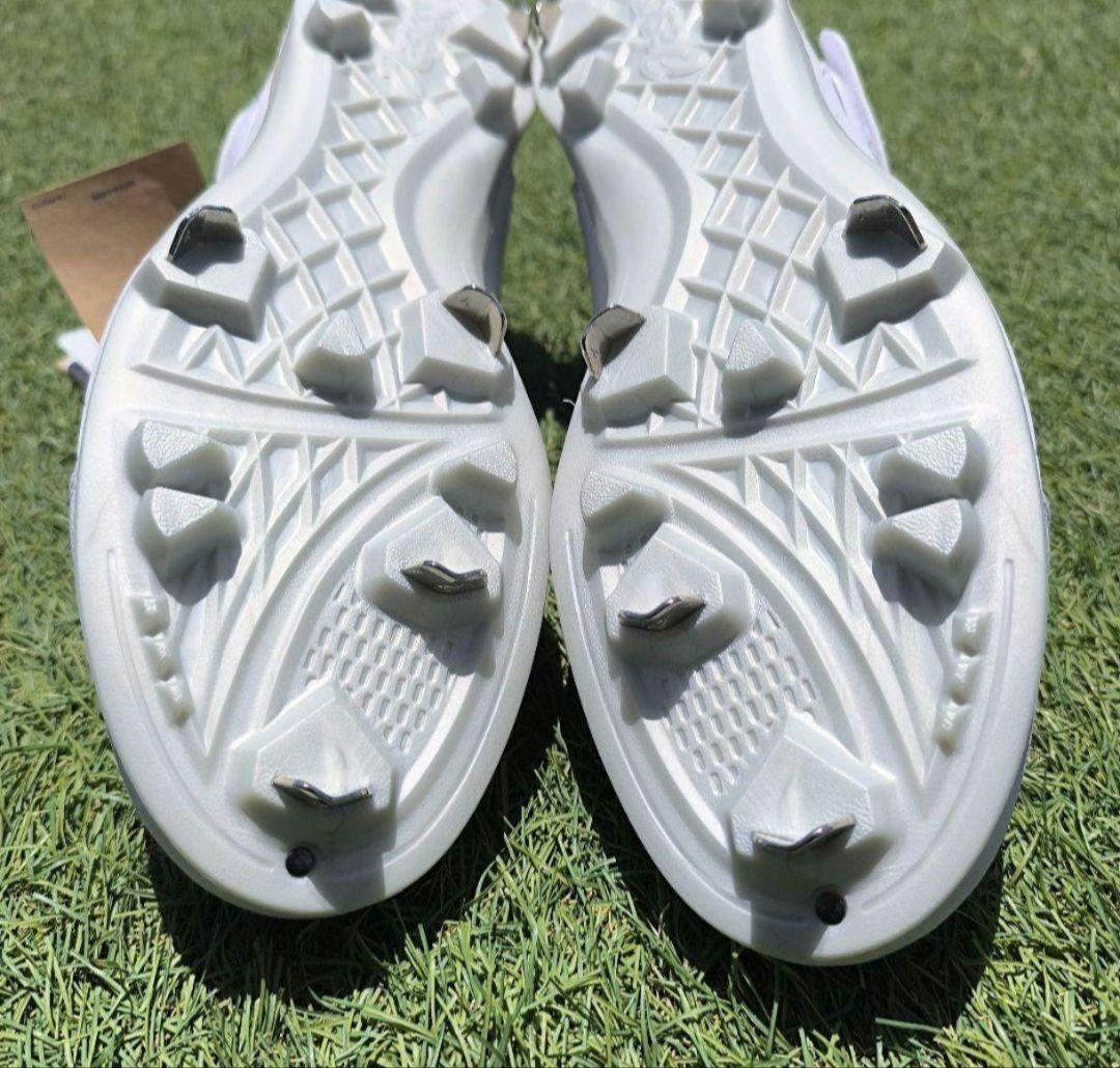 アシックス 野球 白スパイク ネオリバイブ 26.5cm