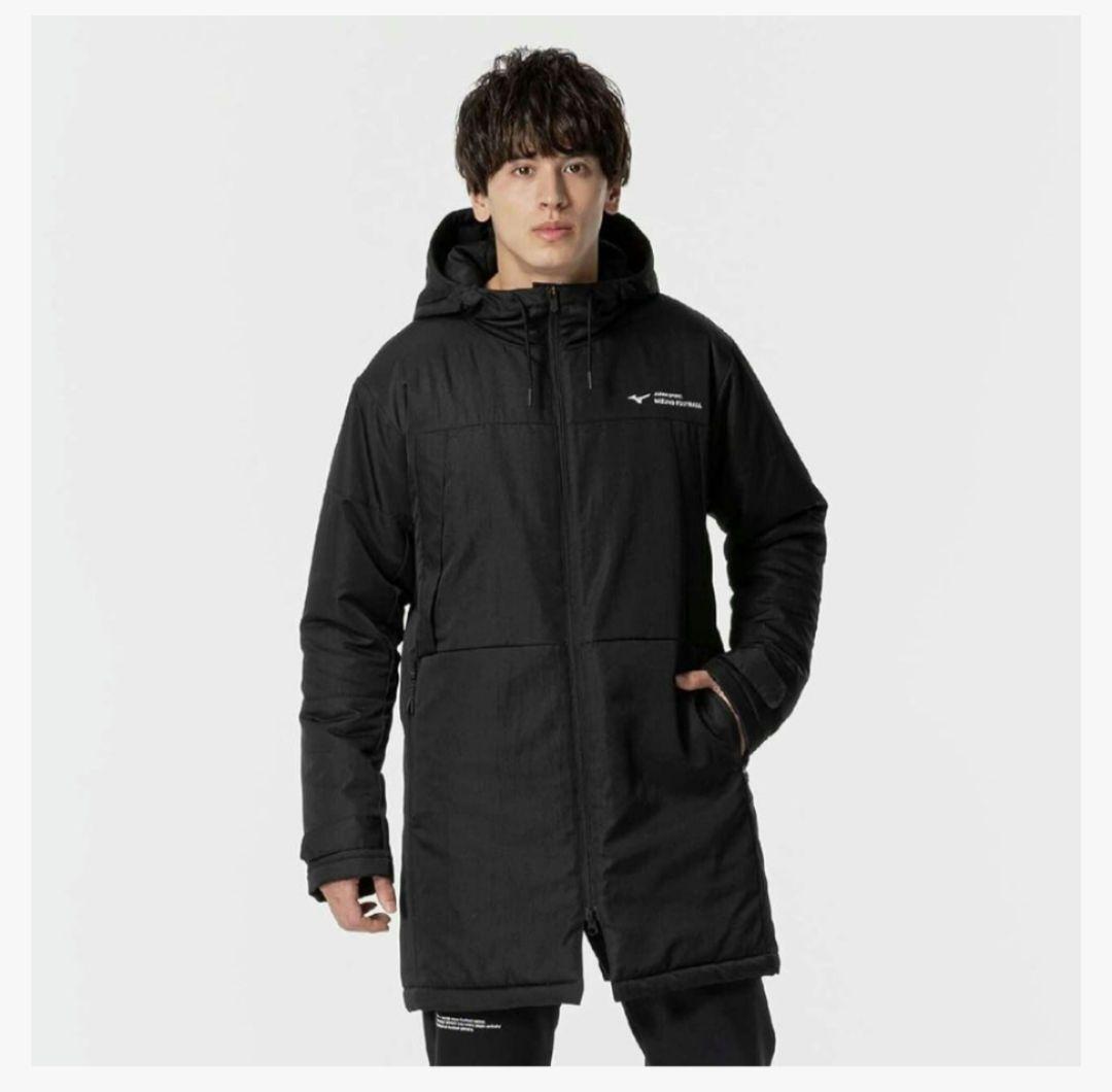 ミズノFOOTBALLフード付きジャケット/MIZUNOサッカー MIZUNO（ミズノ） コート フットボール サッカー サーマル インシュ