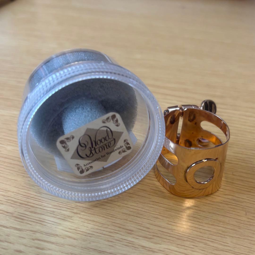 ウッドストーン　テナーサックスリガチャー　ピンクゴールド Wood Stone ウッドストーン(石森) リガチャー アルト 用 ピンク