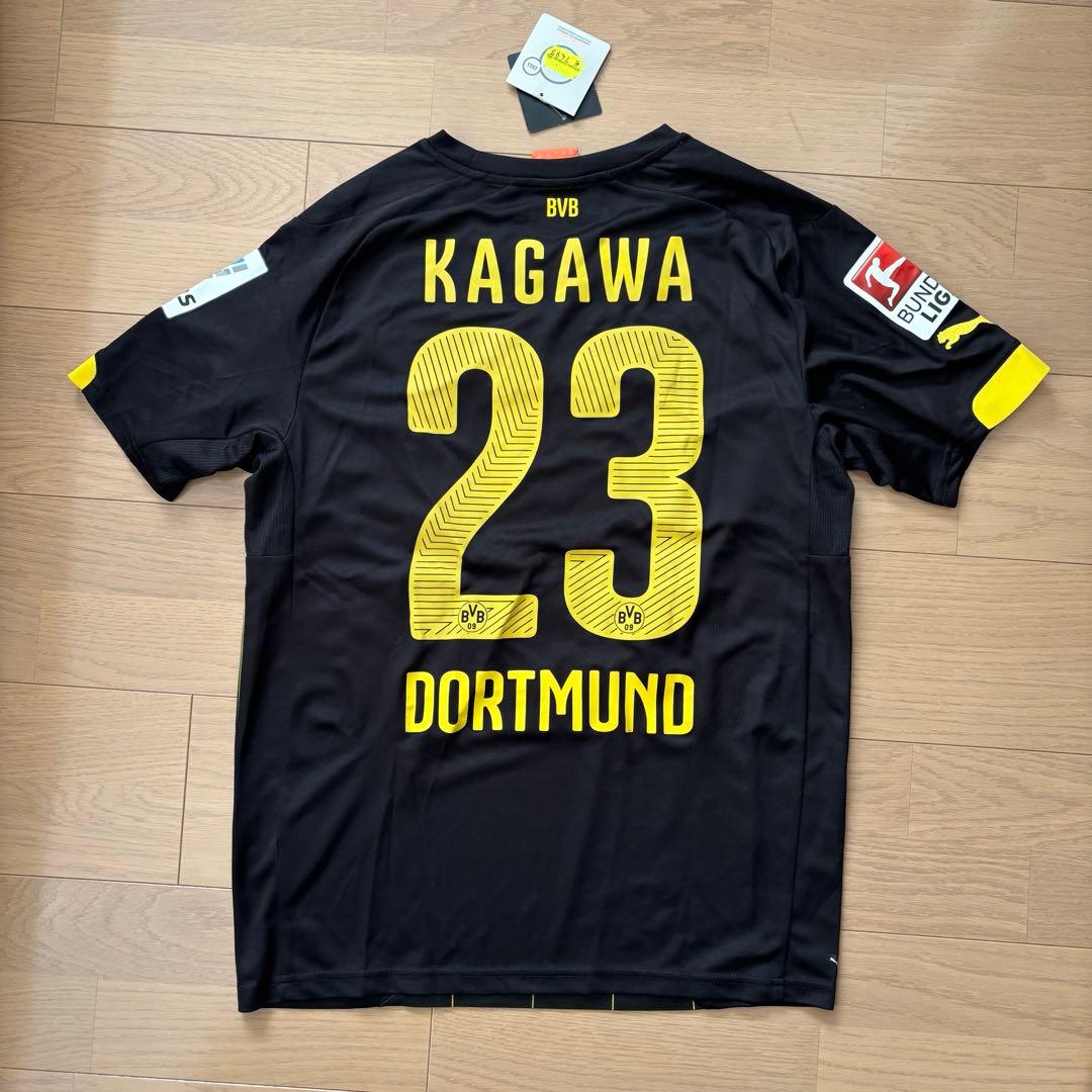 新品未使用 BVB ボルシアドルトムント 香川真司 アウェイ Mサイズ ボルシア・ドルトムント アウェイユニフォーム 香川真司 をゲット