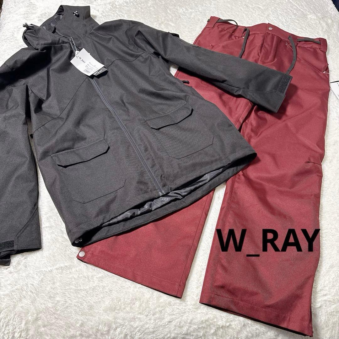 【新品タグ付き✨️】W_RAY ダフルレイ スノーボードウェア 上下セット 新品タグ付き✨️】W_RAY ダフルレイ スノーボードウェア 上下セット