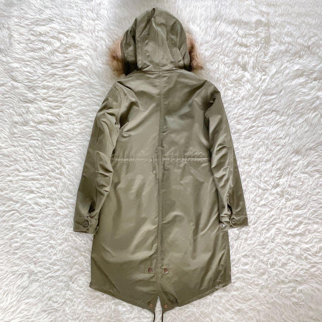 フレッドペリー】英国柄 モッズコート ボアライナー ユニオンジャック