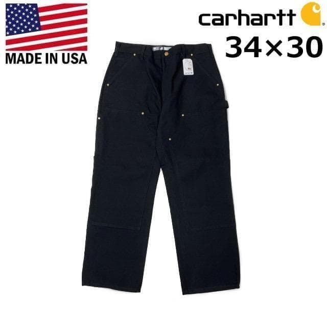 カーハート ワークパンツ US購入 ダブルニー(34×30)黒 181218 Carhartt WIP（カーハートワークインプログレス） パンツ CARHARTT