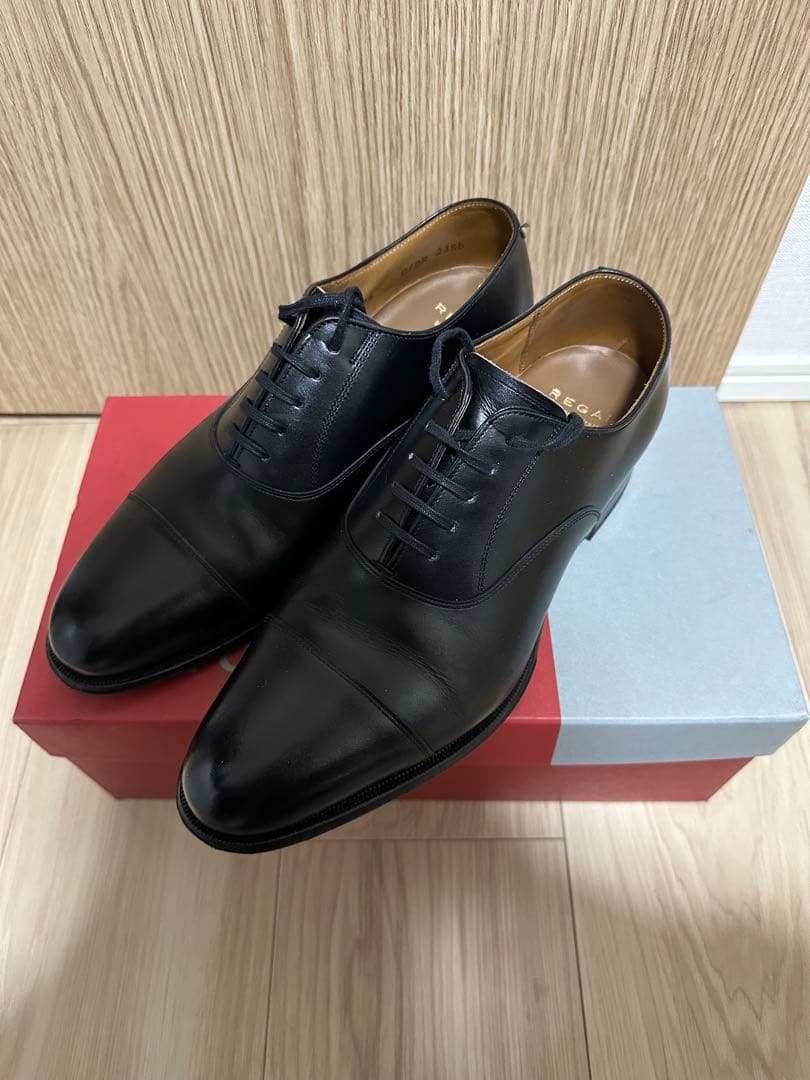 REGAL 01DR 23.5 美品　ストレートチップ　革底 01drbr_1.jpg