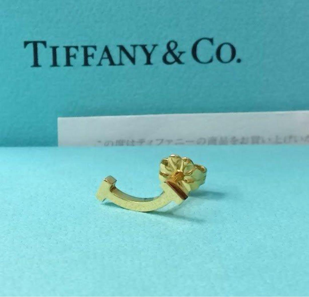 片方のみ★TIFFANY & CO. 銀座本店 T スマイル ピアス　早い者勝ち Tスマイル ピアス RG[60150754] T Smile Earring | ティファニー 新品