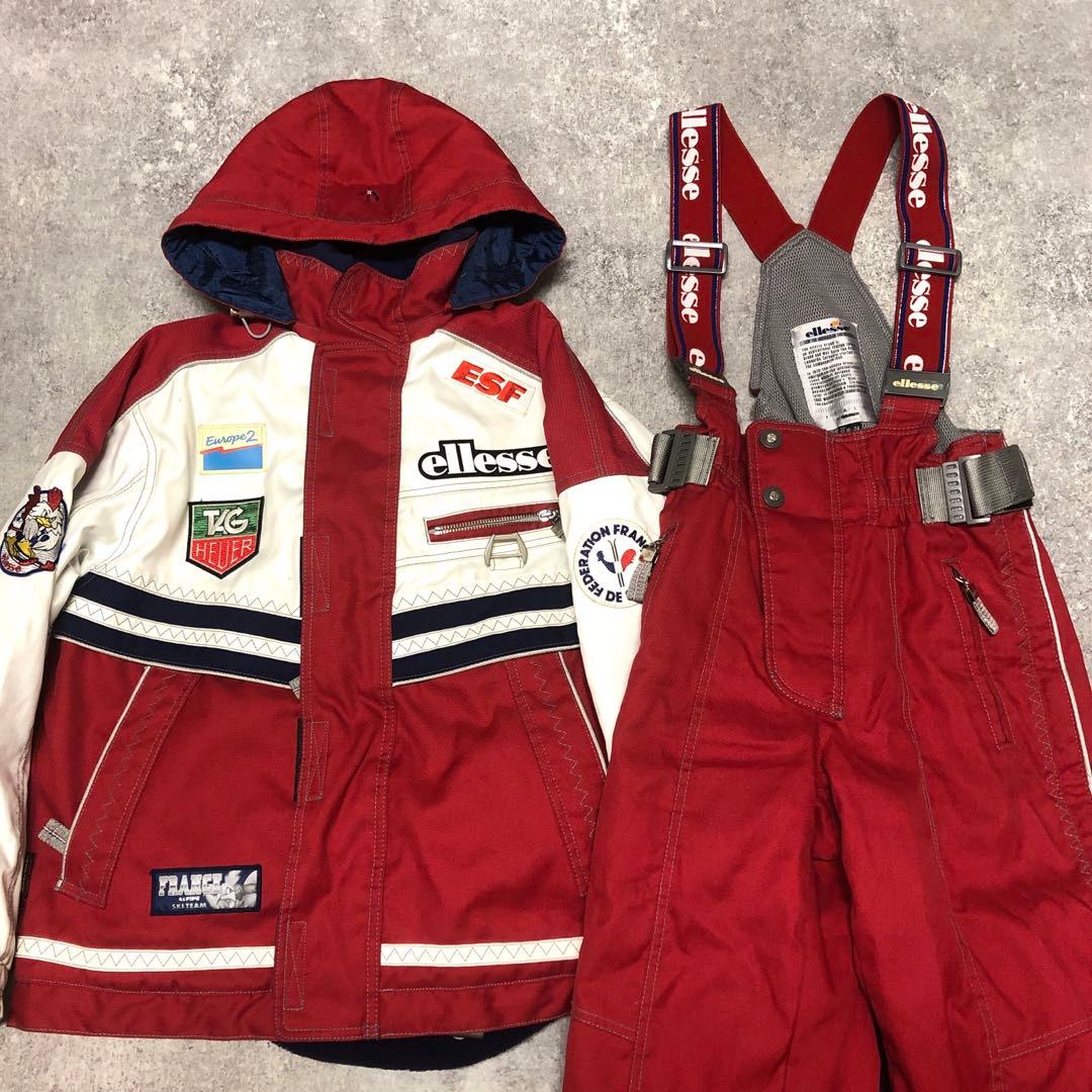 ■ ellesse スキーウェア フランス代表 90s ヴィンテージ ココリコ 90年代 ellesse エレッセ ココリコ フランス代表 スキーウェア ハーフ