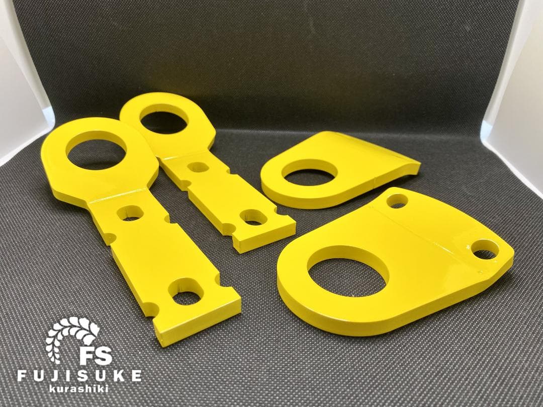 ★ジムニー牽引フック★JB23用　9mm 黄色塗装品　前後４枚セット　送料無料！ 楽天市場】ジムニー パーツ 【アピオ ジムニー JB23 純正バンパー用