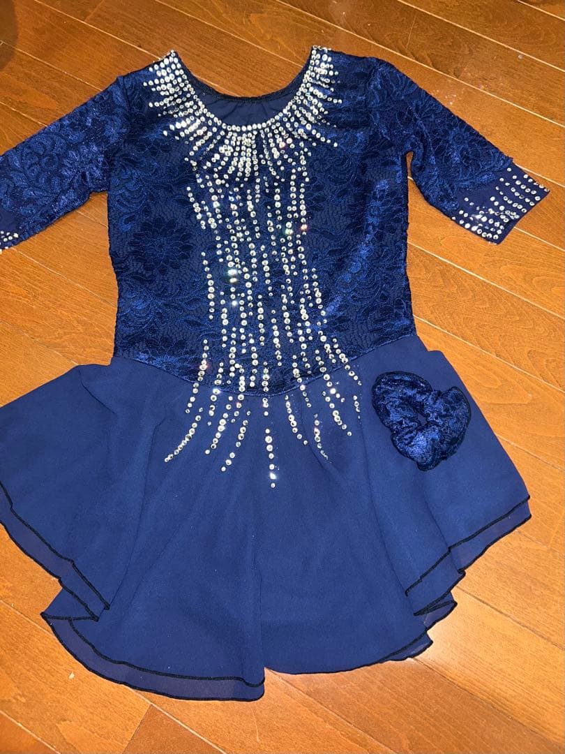 最終値下げ！ネイビー ビーズ装飾 ダンス、フィギュアスケート衣装 高橋大輔、町田樹の衣装を大特集！ 『フィギュアスケートLife Extra