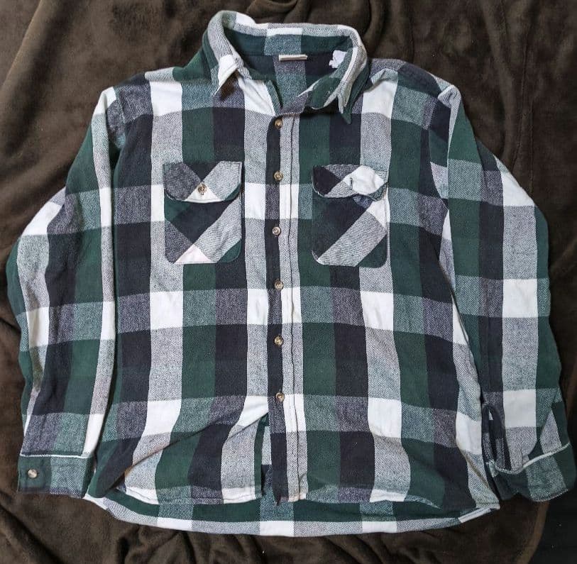 FIVE BROTHER XL ネルシャツ ブロックチェック 90s - メルカリ