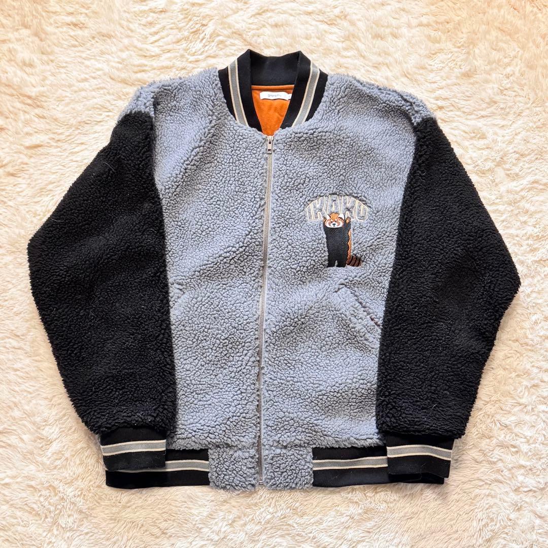 graniph / グラニフ IKAKU ボアスタジアムジャンパー スタジャン 新品タグ付 グラニフ イカク ボアスタジアムジャンパー L ブルゾン