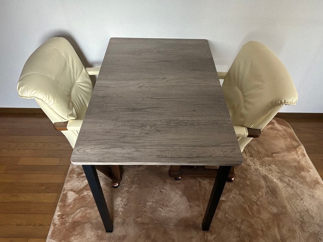 【引取り限定】ダイニングテーブル・チェア2脚セット ダイニングテーブル 2点セット ダイニングセット 70 ダイニング