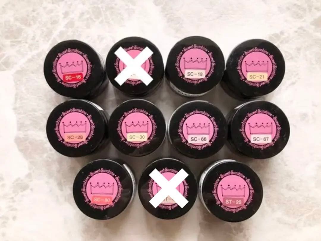 新品未使用 Sunshinebabe サンシャインベビーカラージェル9色セット r-sticky-henkou.jpg