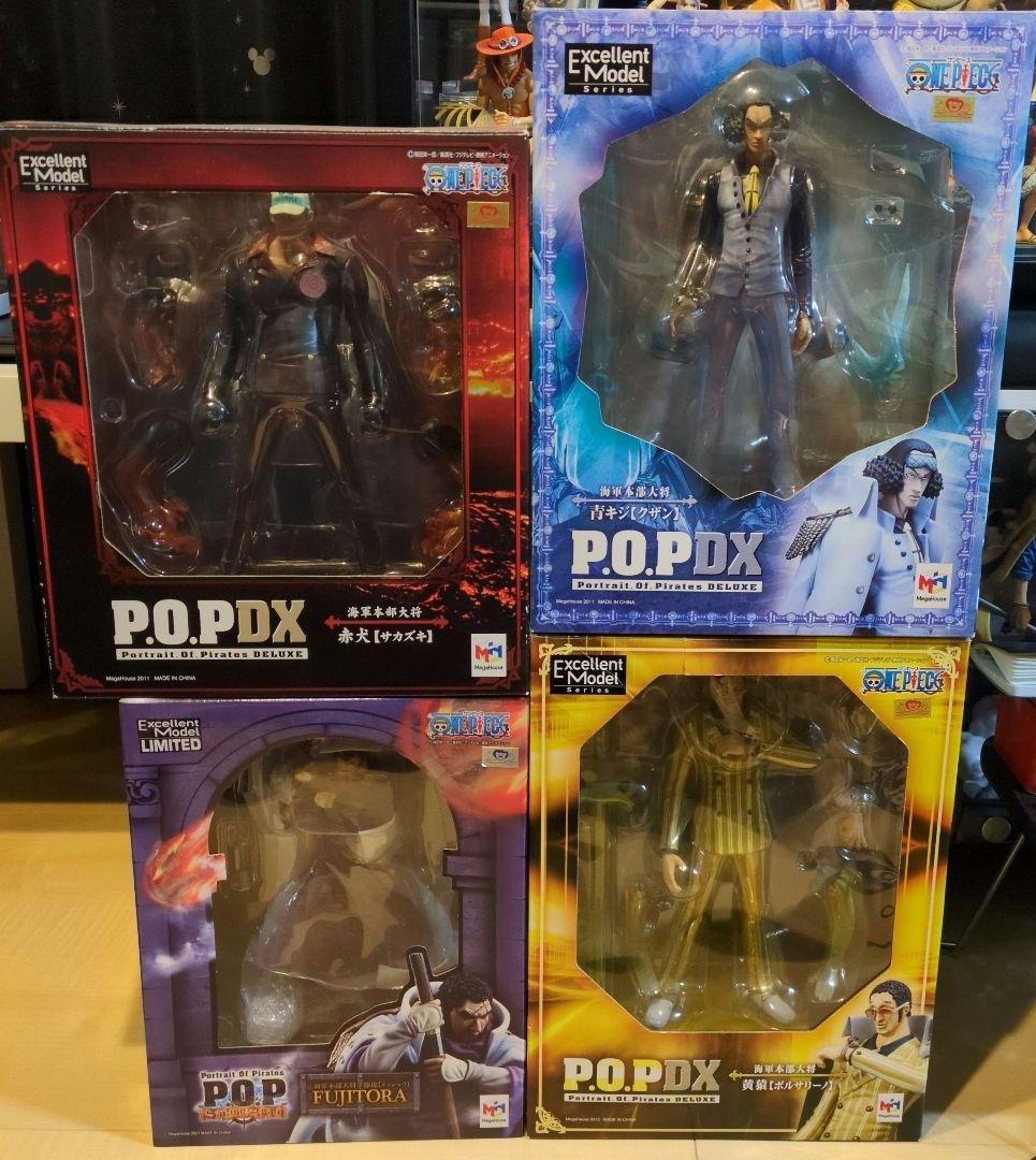 ワンピース P.O.P フィギュア サカズキ クザン ボルサリーノ イッショウ ワンピース 三大将 クザン ボルサリーノ サカズキ フィギュア THE出航