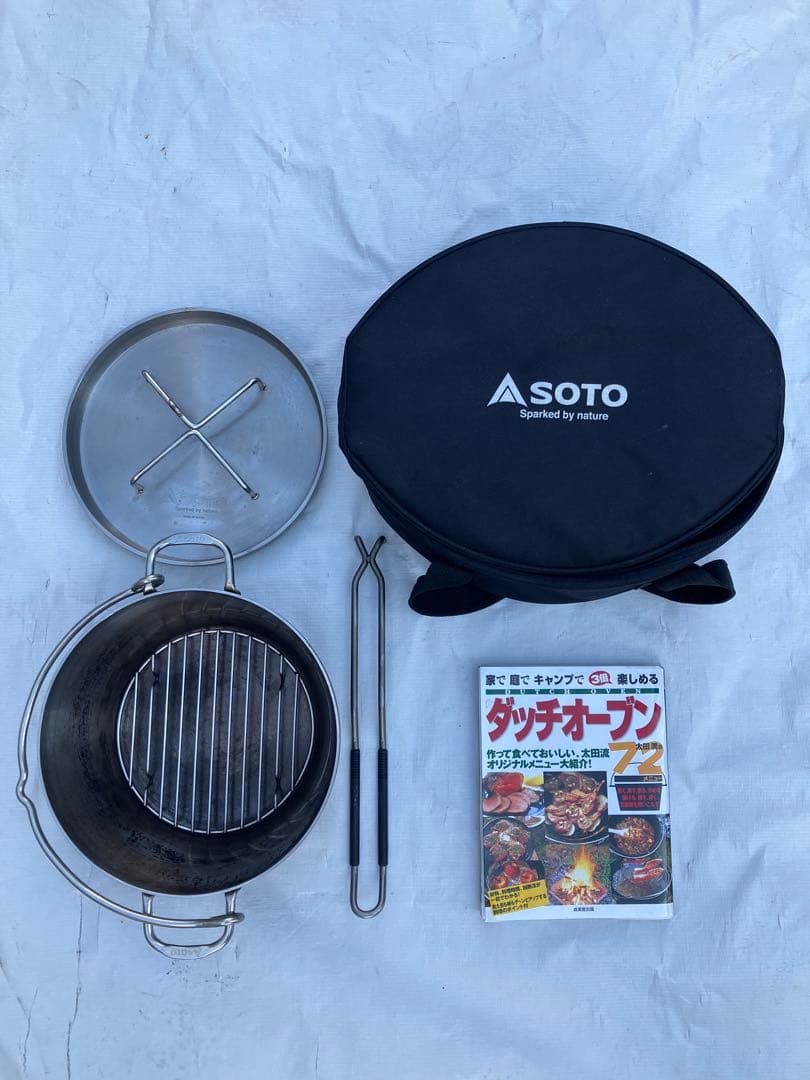 SOTO ソト ステンレスダッチオーブン 10インチ キャンプ 取手　リフター Amazon | ソト(SOTO) ステンレスダッチオーブン10インチデュアル