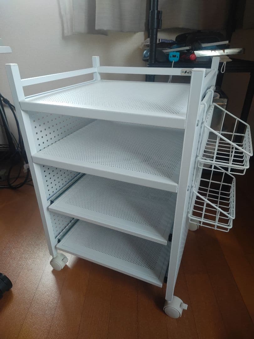 ホワイトBauhutte(バウヒュッテ) ゲーム機収納ラック ゲーム機収納ラック BHS-380G | Bauhütte®