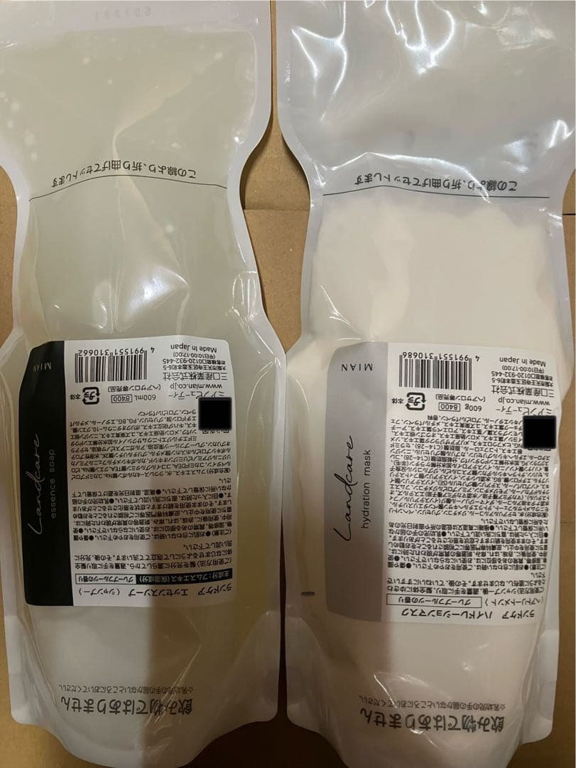 ランドケアエッセンスソープ600ml&ハイドレーションマスク600g ミアンビューティー / ランドケア エッセンスソープの公式商品情報