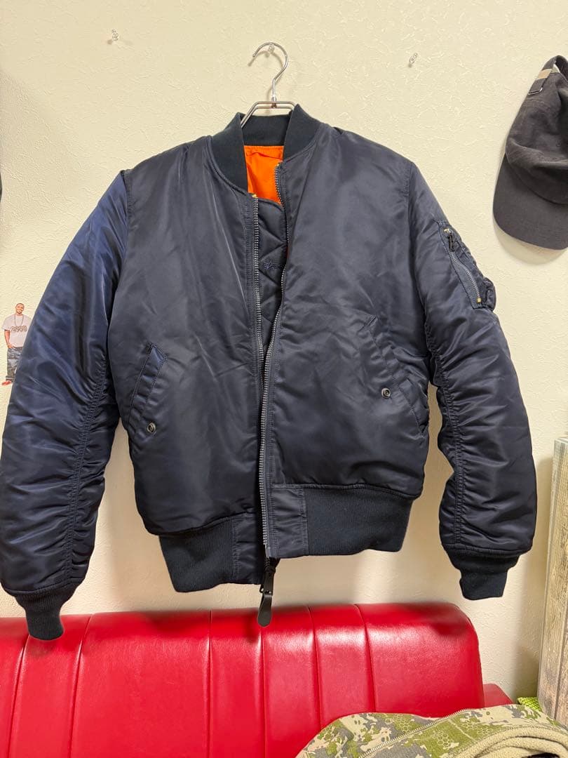 alpha ma1 フライトジャケット　ネイビー Alpha Industries（アルファ・インダストリーズ） コンコルド アルファ