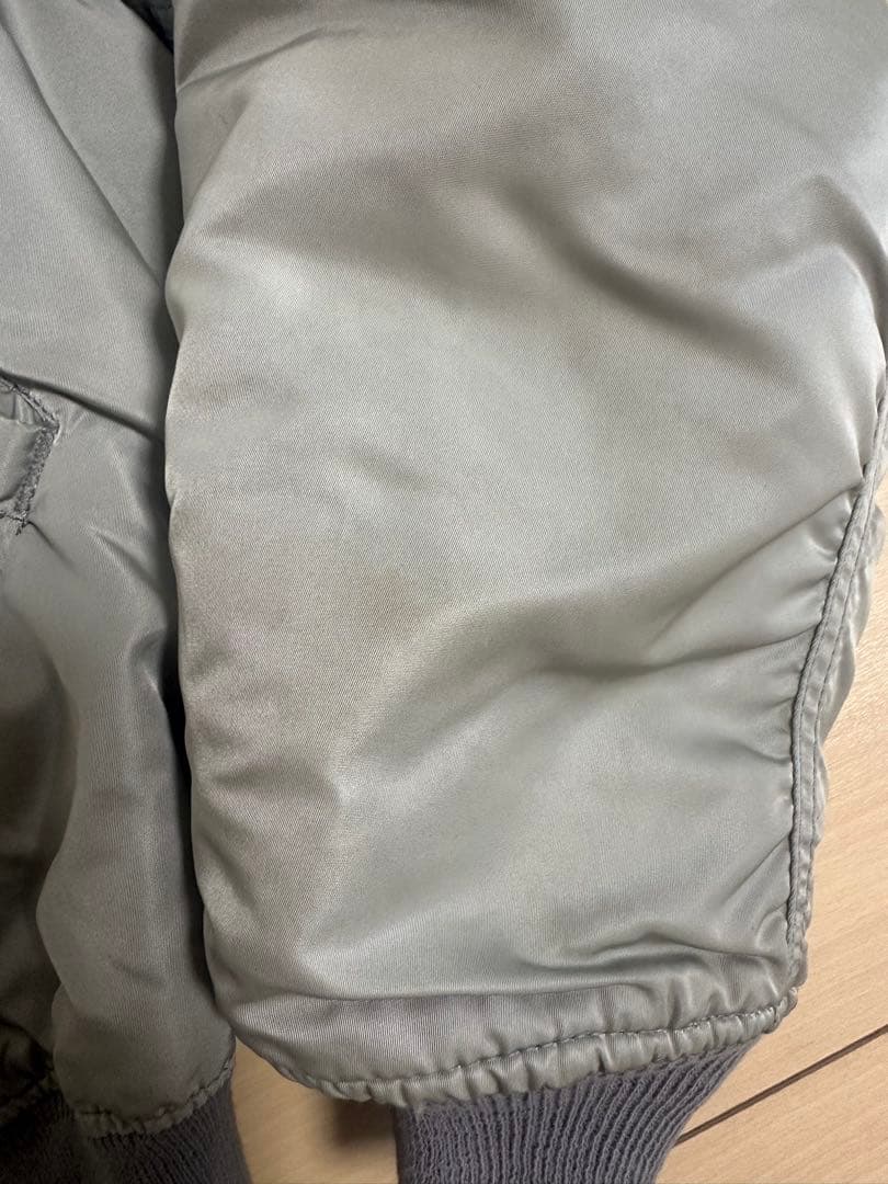 riku様 80s ALPHA N-2B USA製 シルバー L - メルカリ