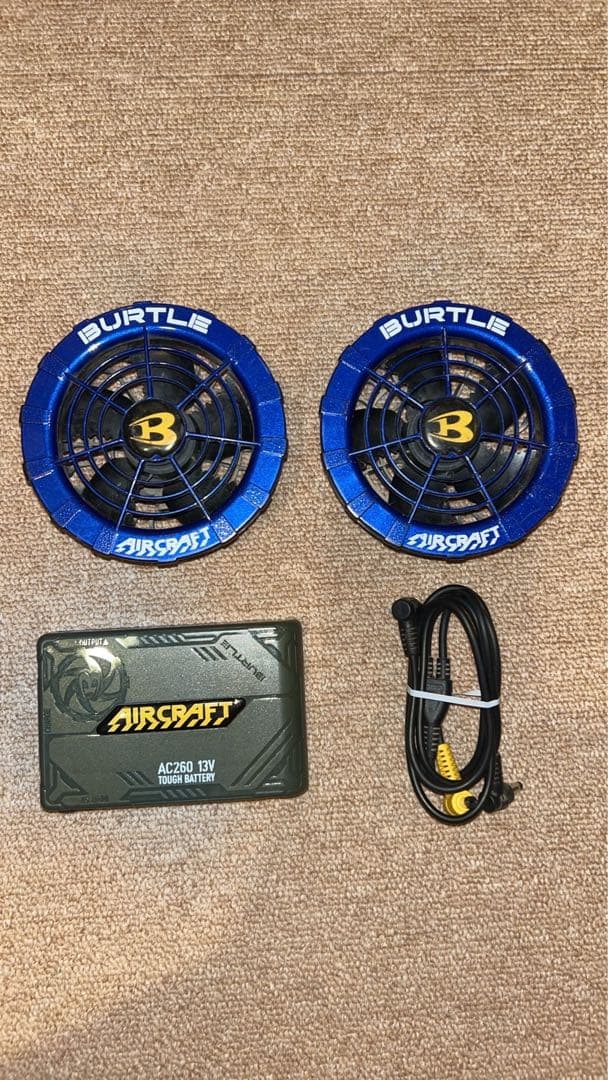 BURTLE エアクラフトファンセット 青色 BURTLE（バートル） [予約] ファンユニット 2026年 AC10-2 ファンのみ