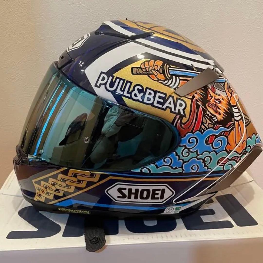 (り)SHOEI X-FOURTEEN マルケスモテギ 3 SHOEI X-Fourteen、「祭」をイメージしたマルケスレプリカを受注生産