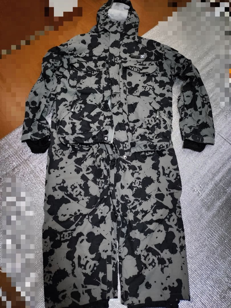 ★DCスノーボードウェア迷彩柄、上下セット 25-26秋冬限定 スノーボードウェア 迷彩 上下セット ジャケット パンツ
