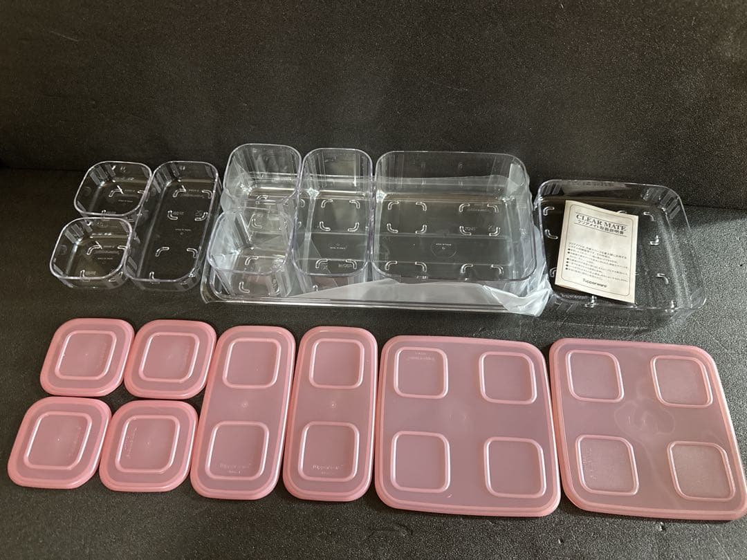 希少国内産 新品クリアメイトセット 8個+トレイ1枚 8-3941-01 MDS調剤台[トレー] オープントレー 透明 98×195×80mm 78828