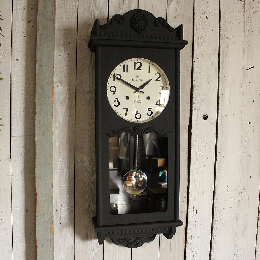 愛知時計製　古い掛時計　special eight　機械式時計　古時計　アナログ CW013 愛知時計 Special Eight 柱時計 60DAY | 時計,古時計,掛け時計